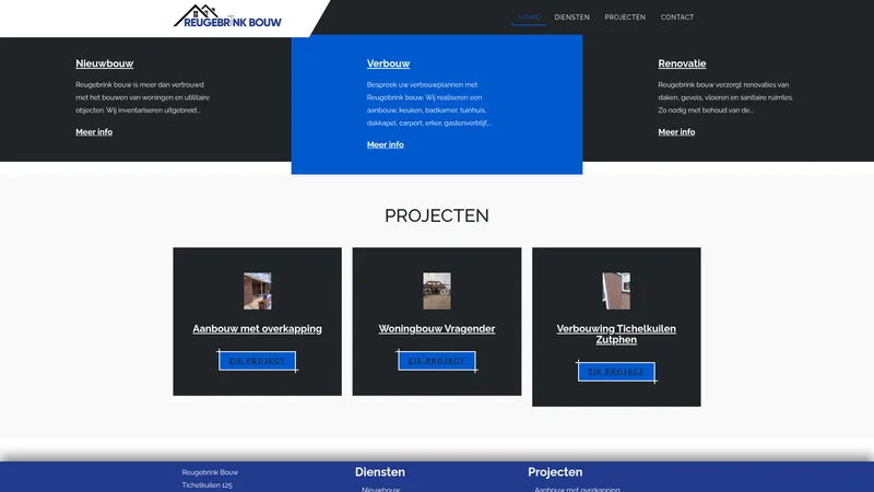 Website van Reugebrinkbouw
