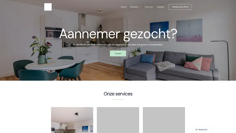 Website van Richel Bouw & Onderhoud