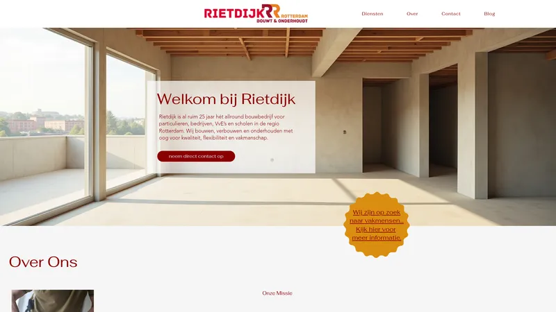 Website van Rietdijk Rotterdam