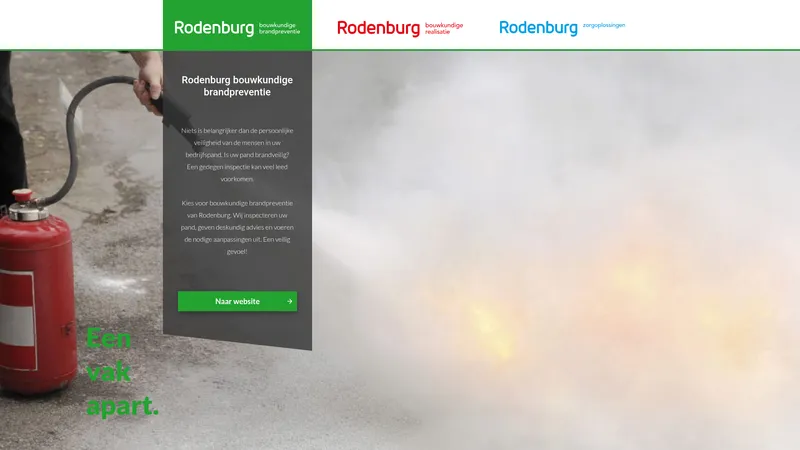 Website van Rodenburg B.V.