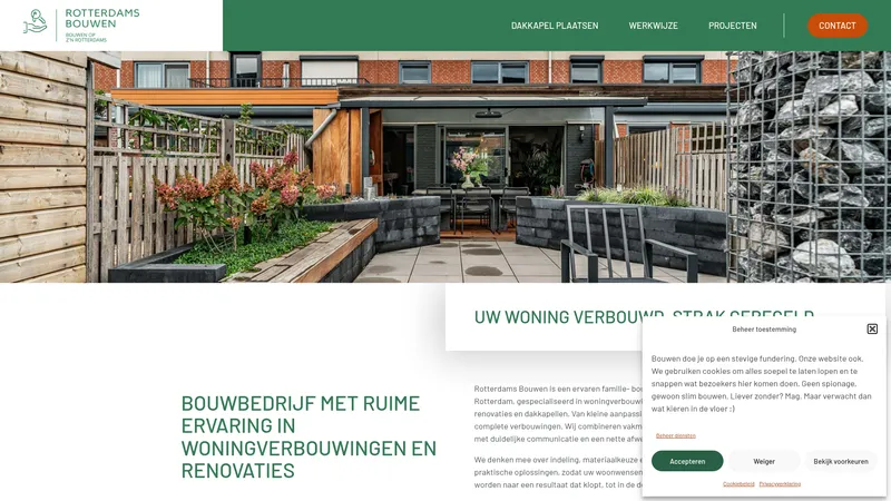 Website van Rotterdams Bouwen