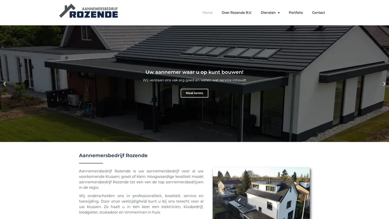 Website van Rozende