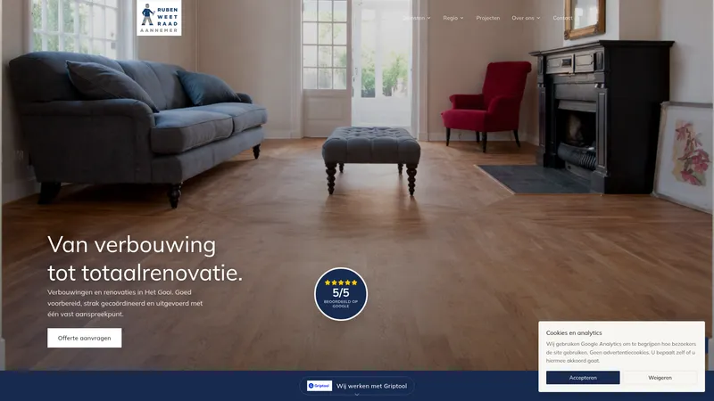 Website van Ruben Weet Raad