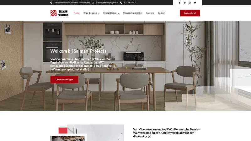 Website van Salman Projects