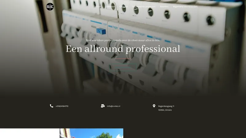 Website van Schlüter Electronics