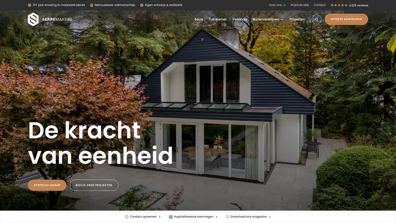 Website van Serremakers