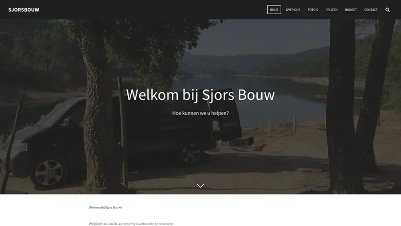 Website van SjorsBouw