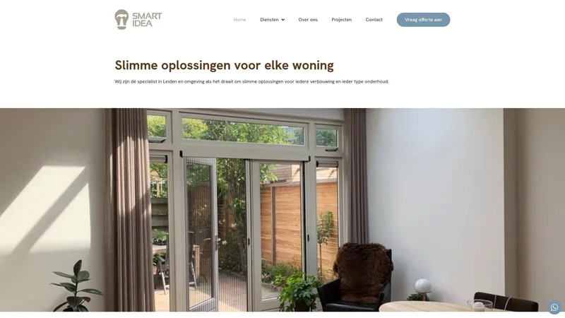 Website van Smart Idea Verbouw & Onderhoud