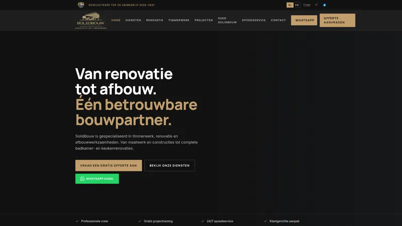 Website van SolidBouw