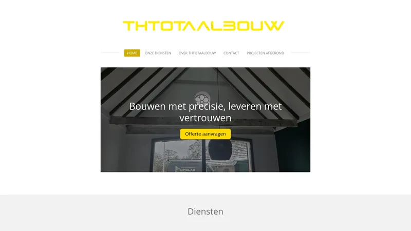 Website van THTotaalbouw