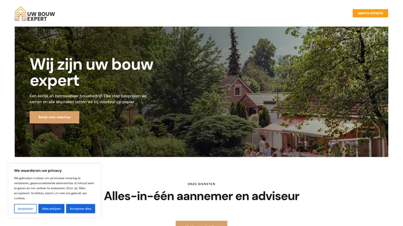 Website van UwBouwExpert