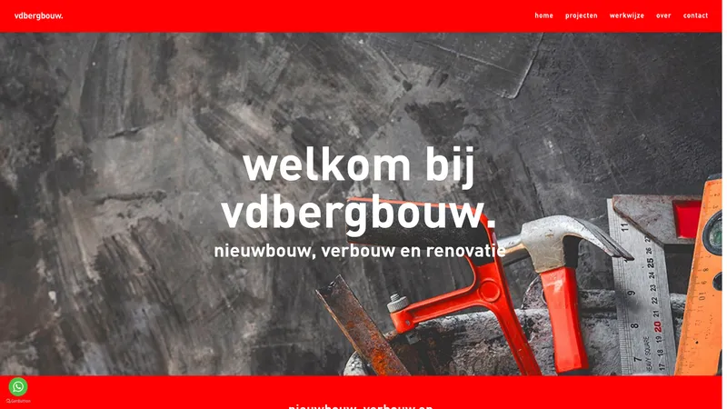 Website van vdbergbouw.