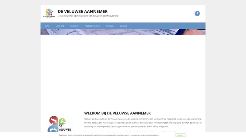 Website van veluwse aannemer