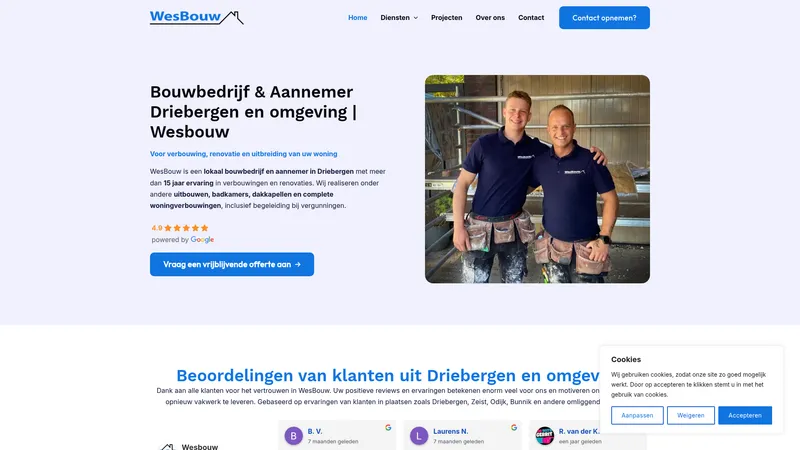 Website van Wesbouw