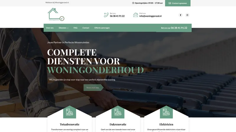 Website van Woninggereed