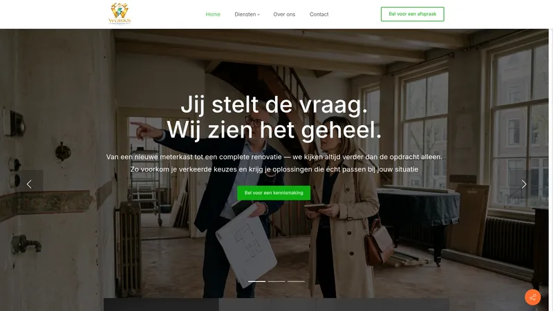 Website van WORKS BV