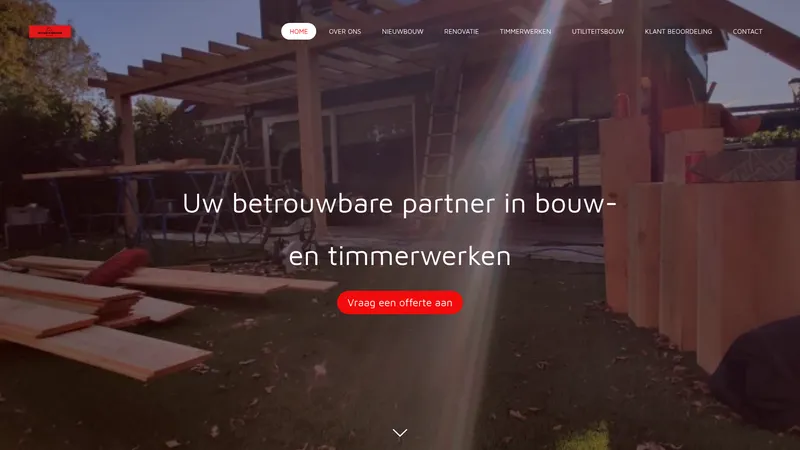 Website van Zweers Timmerwerken